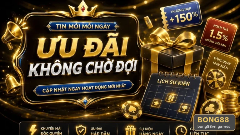 BONG88VNGAMES 10 Khuyến Mãi Bản Hướng Dẫn — Kiểm Chứng Phạm Vi Và Điều Kiện